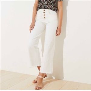 LOFT wide leg jeans
